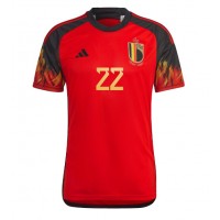 Belgien Charles De Ketelaere #22 Replika Hemmatröja VM 2022 Kortärmad